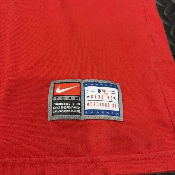 Rare Vtg 1990’s Team Nike MLB Anaheim Angels Sz XXL Red shohei ohtani mike trout - Picture 2 of 10